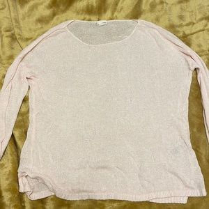 Light pink sweater from garage